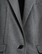 The Attico Womens Blazer in Grey
