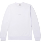 Acne Studios - Oversized Logo-Print Cotton-Jersey Sweatshirt - Men - Lilac