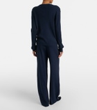 Lisa Yang Aina cotton and cashmere wide-leg pants