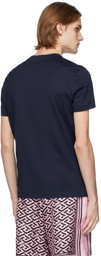 Versace Navy 'La Greca' T-Shirt