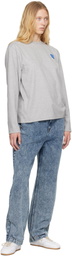 ADER error Gray Sig; BL Tag 01 Long Sleeve T-shirt