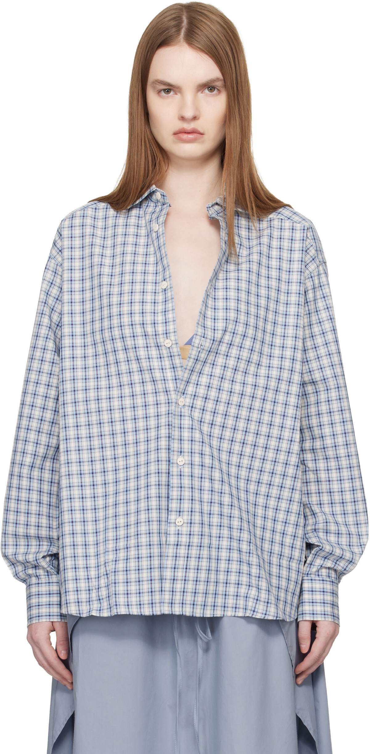 Baserange Blue Claude Shirt