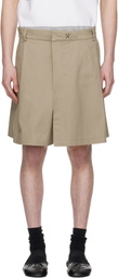 GmbH Beige Qalbi Shorts