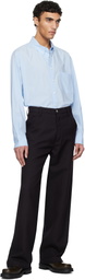 RECTO Blue Button Down Collar Classic Shirt
