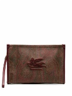 ETRO - Paisley Embroidered Logo Pouch