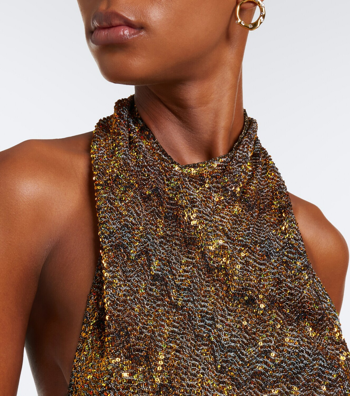Missoni Sequined lamé gown