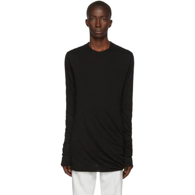 Photo: Rick Owens Black Double Long Sleeve T-Shirt