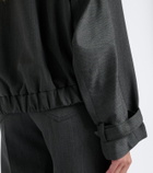 Victoria Beckham Virgin wool bomber jacket