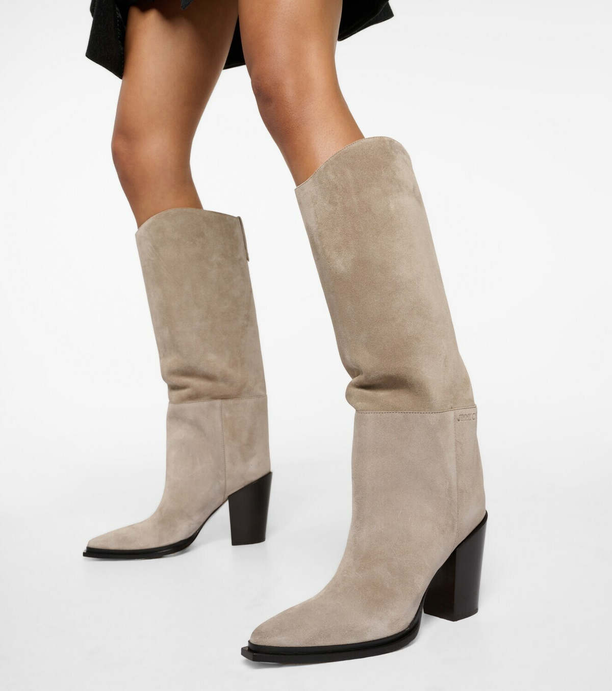 Jimmy Choo Cece 80 suede knee-high boots