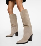 Jimmy Choo Cece 80 suede knee-high boots