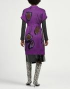 Manila Grace Womens Cardigan in Purple