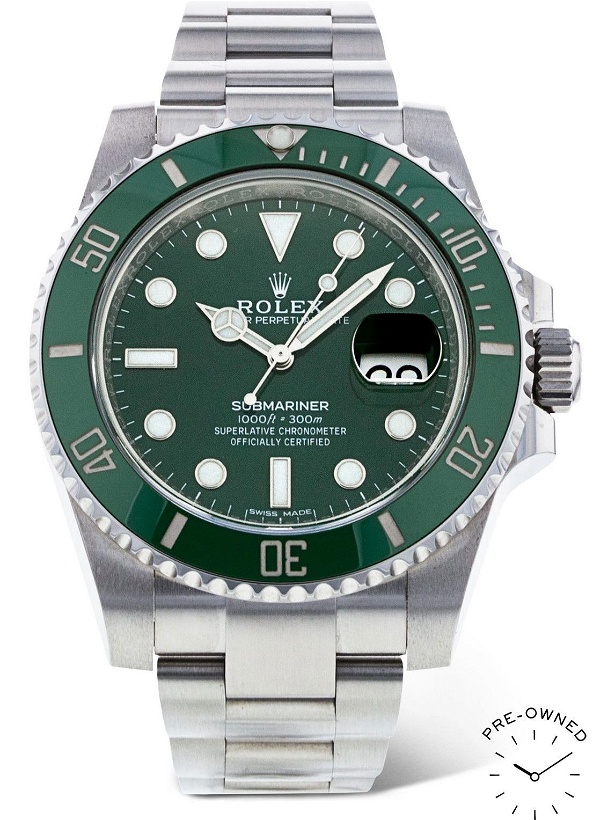 Photo: ROLEX - Pre-Owned 2019 Submariner Automatic 40mm Oystersteel Watch, Ref. No. 116610LV