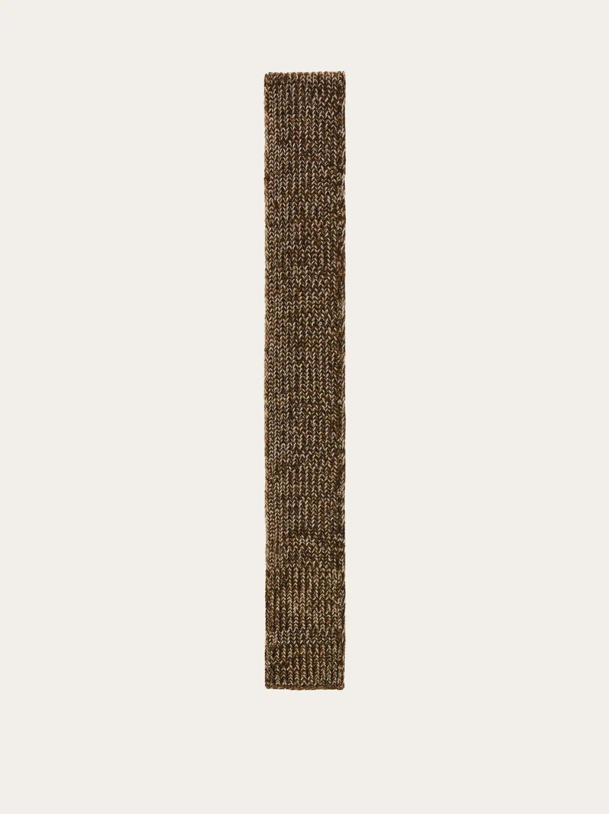 Ferragamo Mens Skinny scarf in Brown