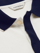 Club Monaco - Slim-Fit Stretch-Cotton Piqué Polo Shirt - White