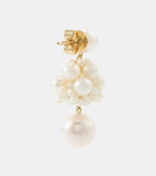 Sophie Bille Brahe Dora Perle 14kt gold drop earrings with pearls
