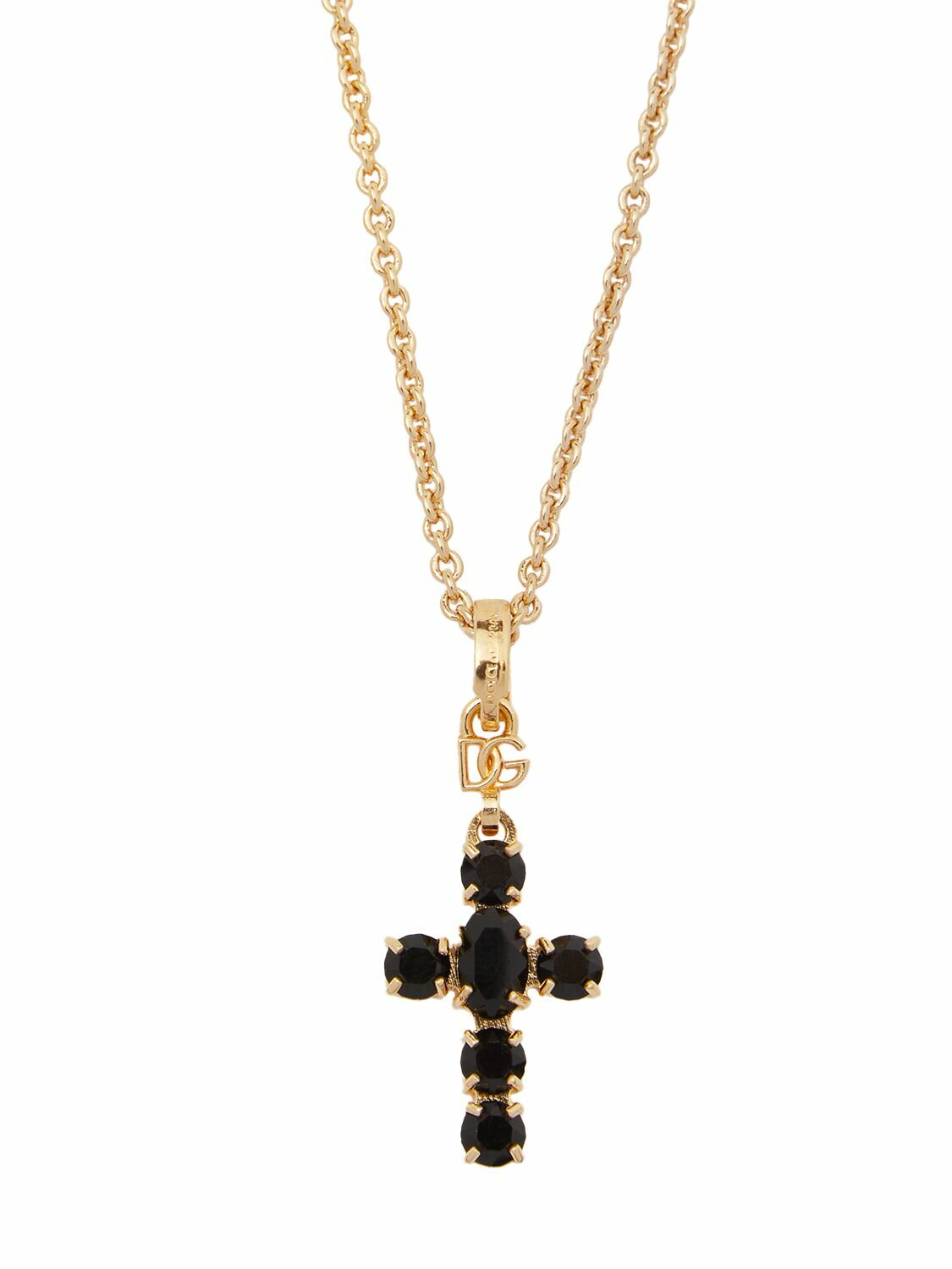 DOLCE & GABBANA - Plated Cross Pendant Necklace Dolce & Gabbana