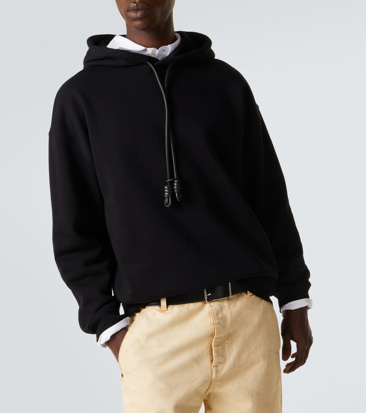 Loewe Anagram cotton jersey hoodie