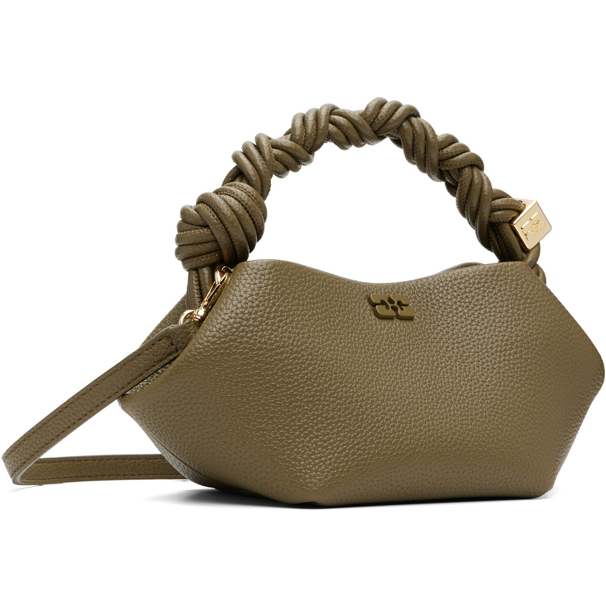 GANNI Green Grained Mini Bou Bag
