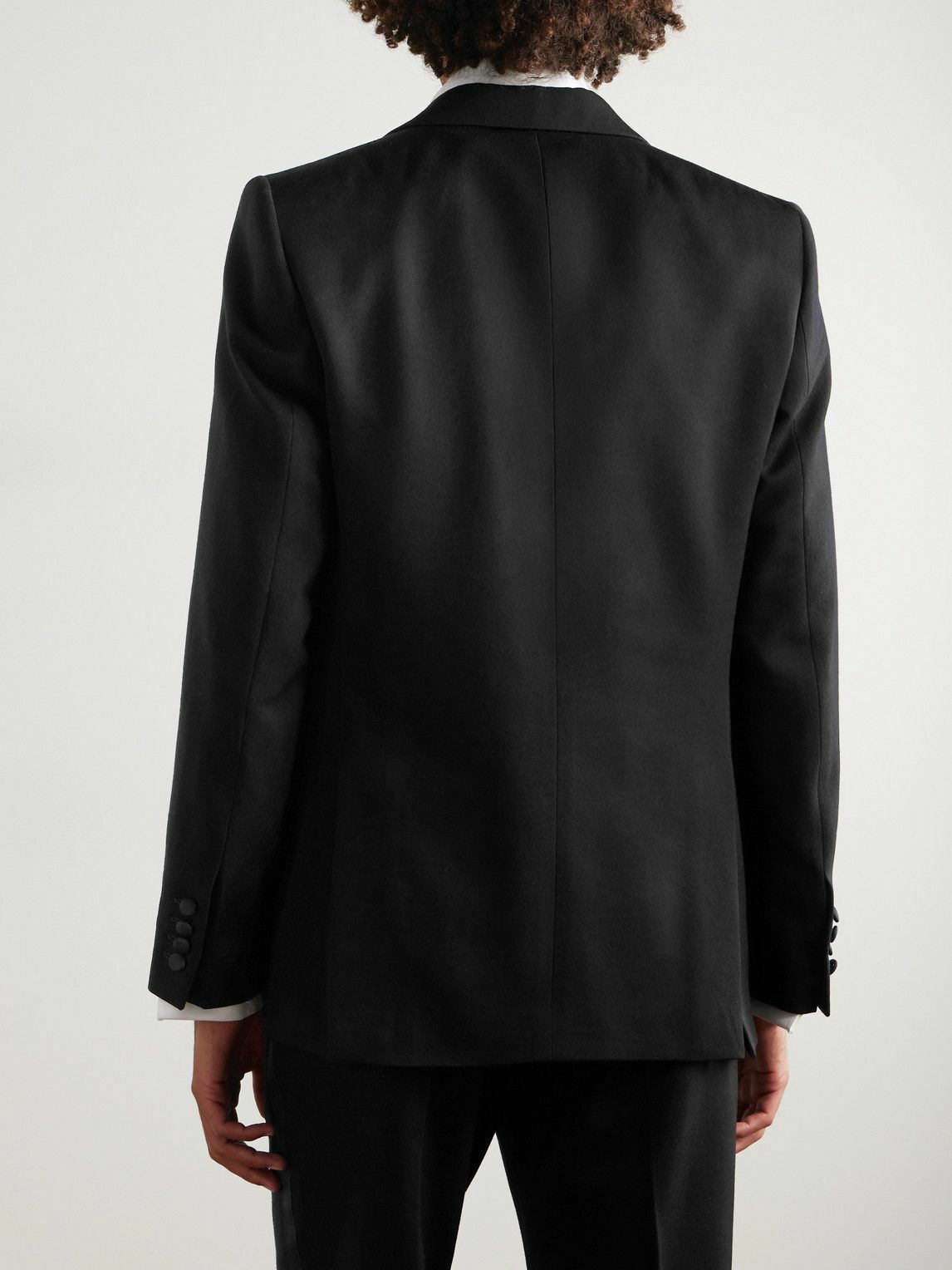 Favourbrook - Hampton Slim-Fit Grosgrain-Trimmed Wool Tuxedo Jacket - Black