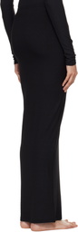 SKIMS Black Soft Lounge Long Maxi Skirt