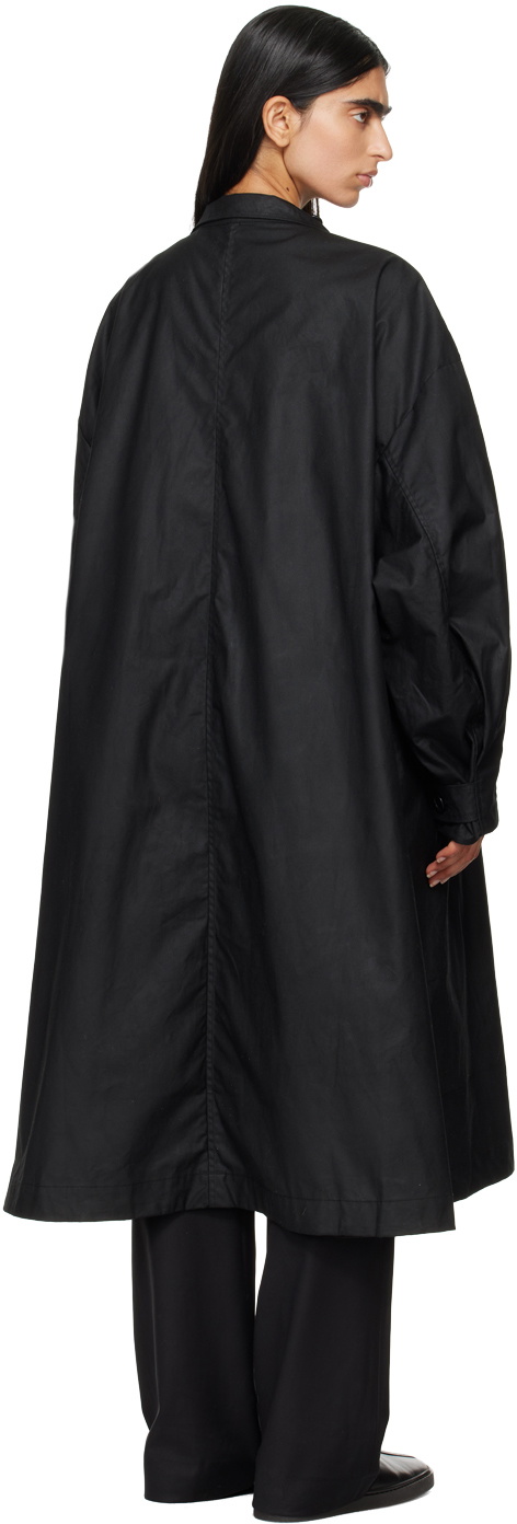 ジャケット・アウター Gabriela Coll Garments Coat No.65 No. 65 Waxed Cotton Oversized Coat in Black – L'ENSEMBLE