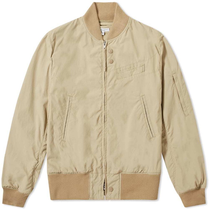 Photo: Engineered Garments Nylon Aviator Taffeta Jacket Khaki