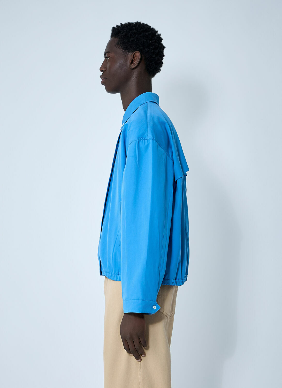 Miu Miu Logo Motif Blouson Jacket