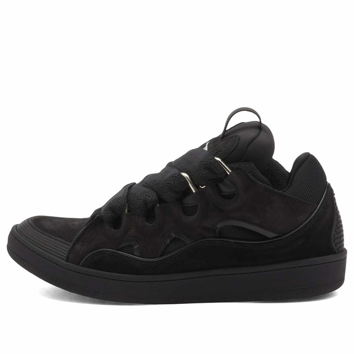 Photo: Lanvin Men's Curb Sneaker in Black/Black