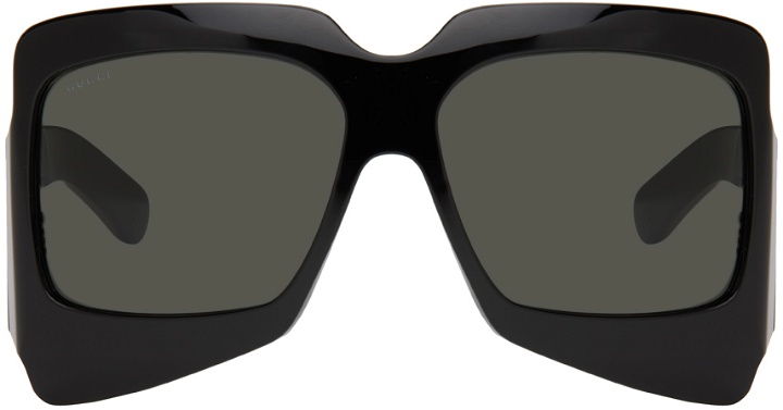 Photo: Gucci Black Oversized Sunglasses