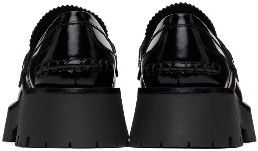 Alexander Wang Black Carter Mid-Heel Lug Loafers Alexander Wang