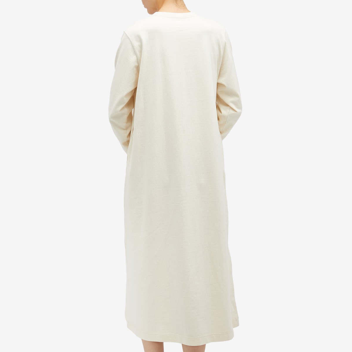 Snow Peak Women's Recycled Cotton Midi Dress in Ecru