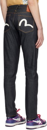 Evisu Indigo Seagull Jeans
