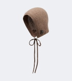 Simone Rocha Turbo embellished cashmere hood