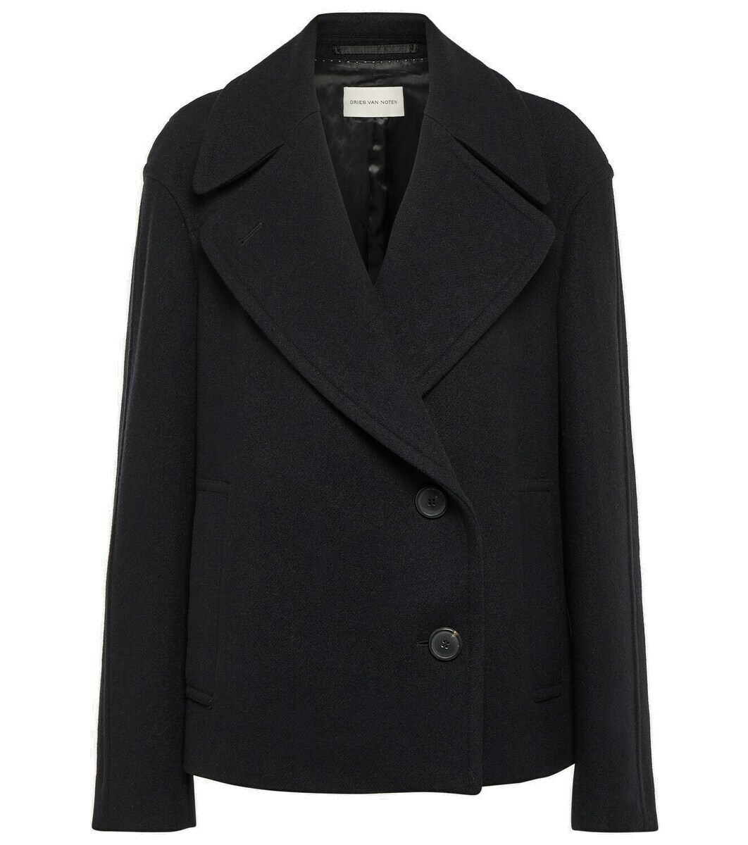 Dries Van Noten Double-breasted wool jacket Dries Van Noten