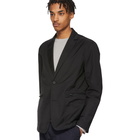 Z Zegna Black Technical Sport Blazer