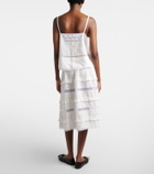 Prada Linen midi skirt