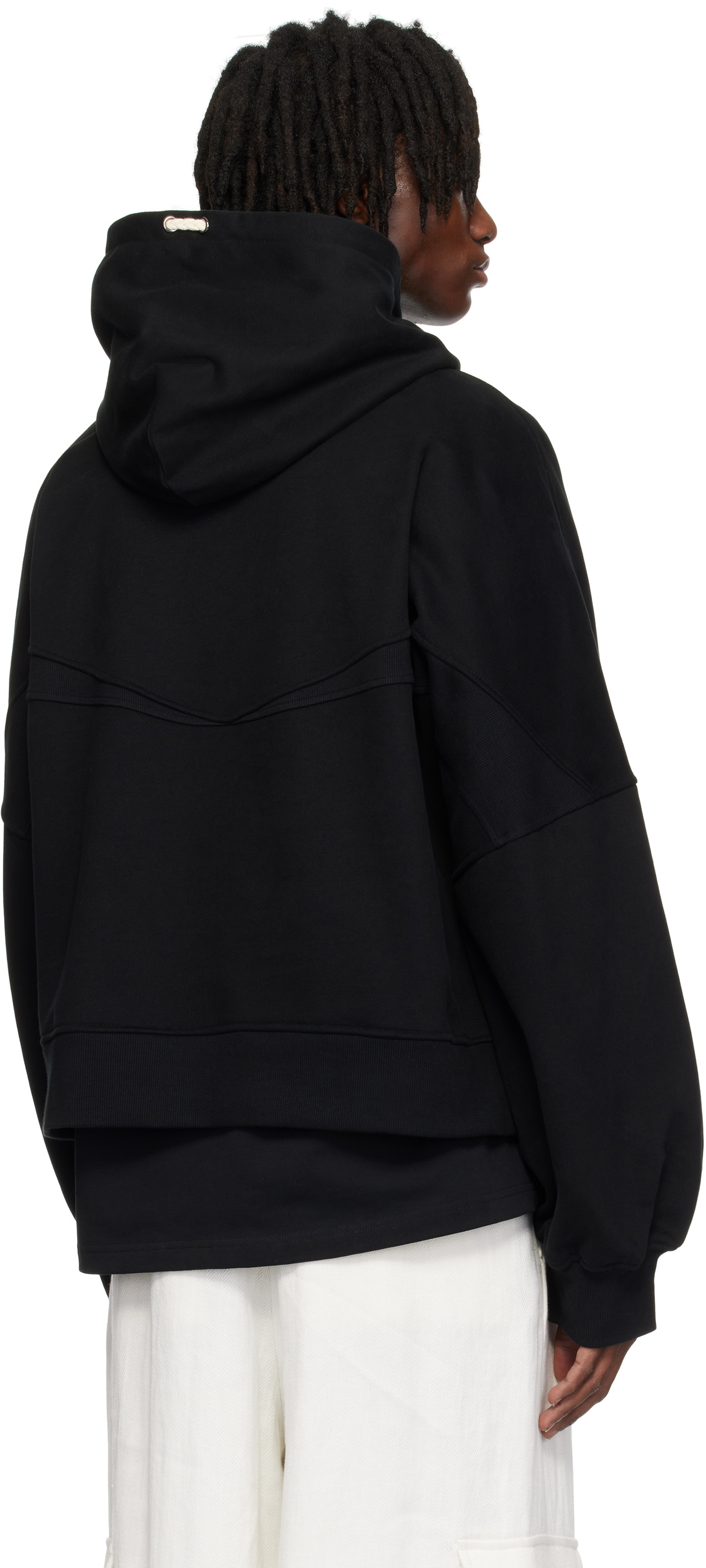 NAMESAKE Black Winfar Fisherman Hoodie
