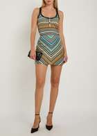 Missoni Striped Metallic-knit Mini Skirt Multicoloured