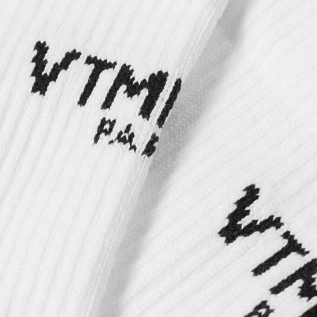 VTMNTS Women's Paris Logo Socks in White VTMNTS