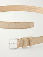 Mr P. - 3cm Suede Belt - Neutrals