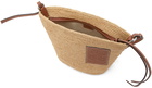 Loewe Beige Raffia Pochette Bag