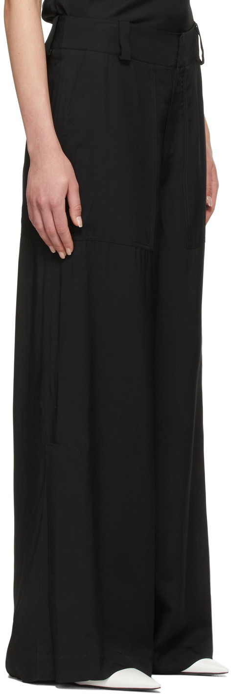 GAUCHERE Black Timber Trousers