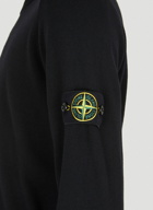 Compass Patch Sweater in Black