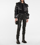 Moncler Genius - 6 Moncler 1017 Alyx 9sm mid-rise straight leather pants