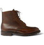Purdey - Full-Grain Leather Lace-Up Boots - Brown