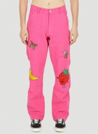 Workwear Canvas Pants in Pink