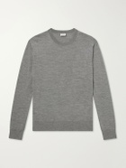 TOTEME - Merino Wool and Silk-Blend Sweater - Gray