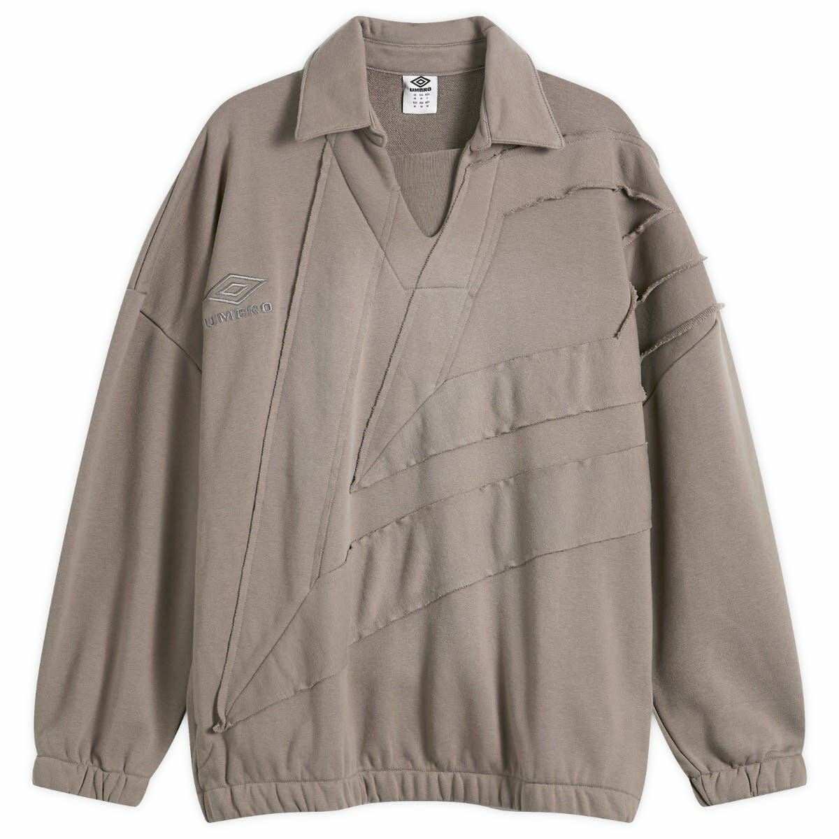 Umbro Men's Diamond Drill Sweat Top in Brushed Nickel