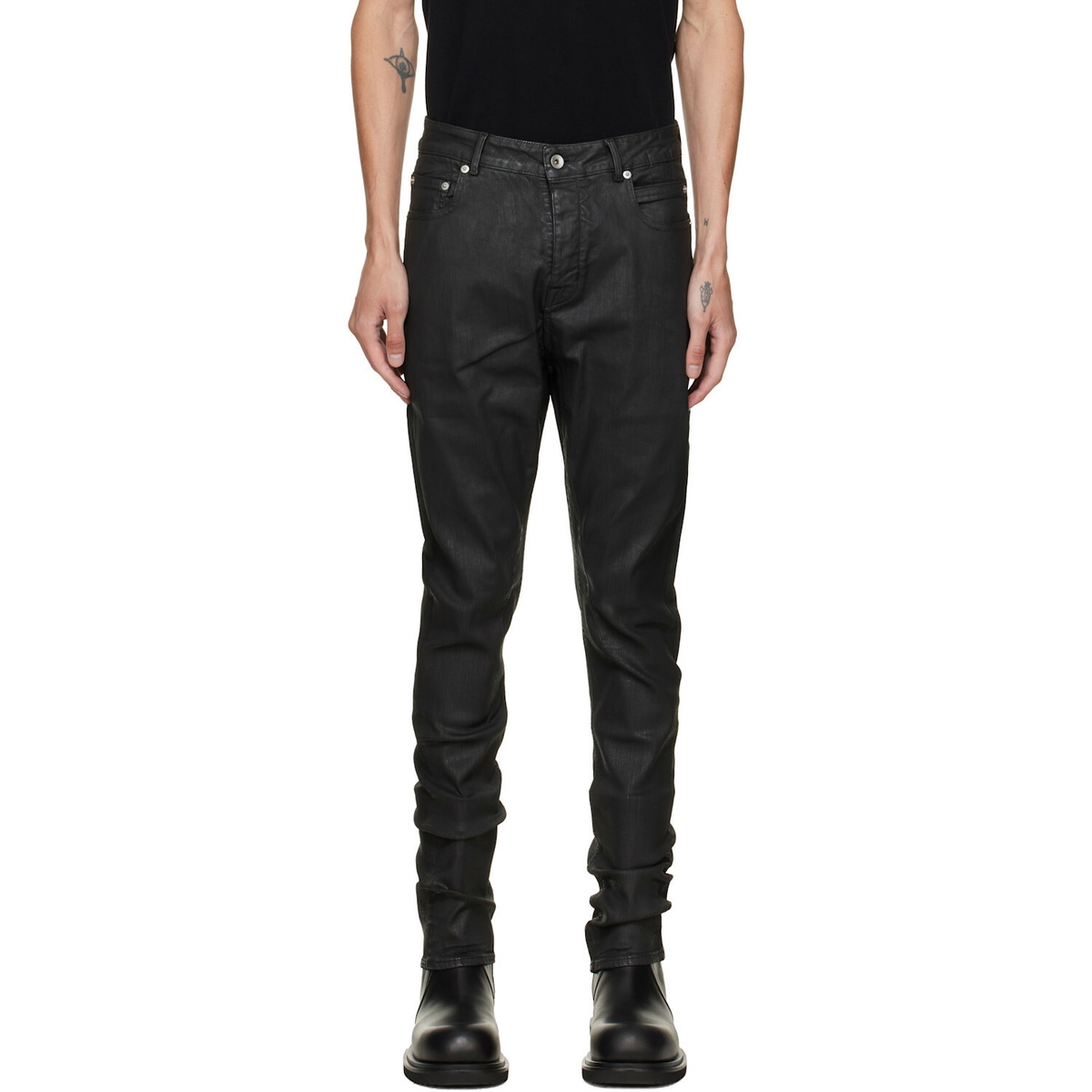 Rick Owens Drkshdw Black Memphis Jeans Rick Owens Drkshdw