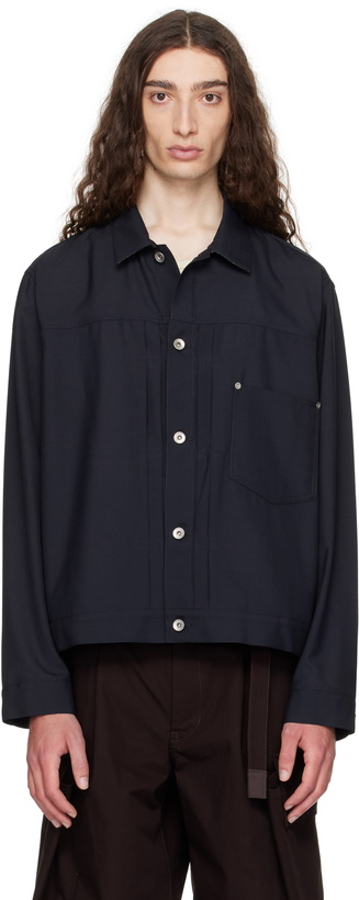 Photo: sacai Navy Suiting Jacket